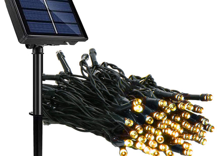 Kerstboomverlichting | met 200 LED Lampjes | 12 M | Warm Wit | Zonne-energie | Indoor | Outdoor