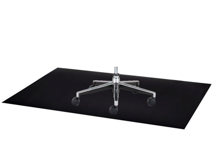 Bureaustoelmat | Bureaustoel Vloerbescherming | Vloerbescherming | Bureauaccessoires | Antislip | Zwart | 140 x 100 cm | 1 mm