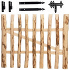 Poort - Schapenhek - Tuinhek - Hazelaarhout - Wicket - 120x100 cm - Bruin