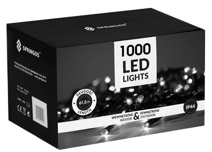 Kerstverlichting | 60 m | 1000 LED | Koud Wit
