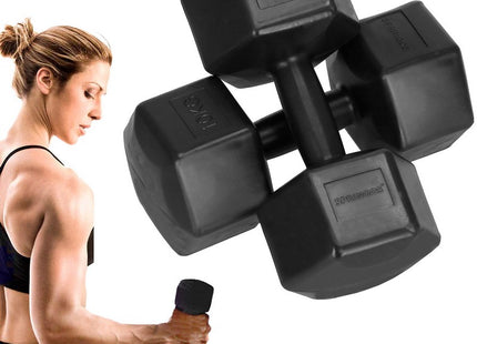Dumbbell Set - 2 X  10 KG - Zwart
