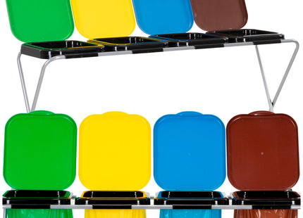 Vuilniszakkenhouder - Frame voor Afvalzakken - Standaard - 4 delen - Meerkleurig - 30 Kg