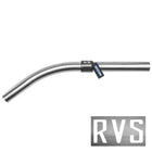 SQOON®  Zuigbuis – 49 cm – Met Luchtregelaar – Geschikt voor Numatic - RVS -  Gebogen