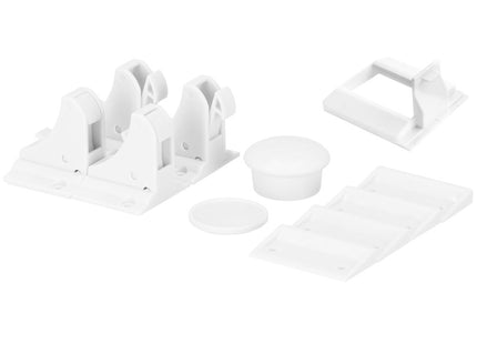 Kinderslot Kastjes | Magnetisch | 4 Stuks | 4 x 3.5 x 3.5 cm | Wit