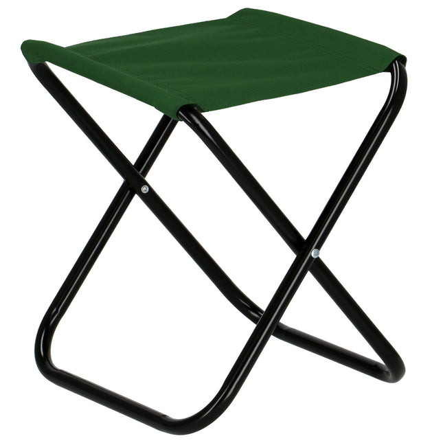 Campingkrukje | Opvouwbaar | Groen/Zwart