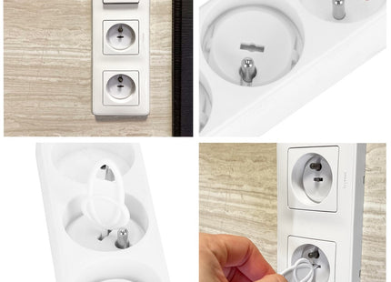 Stopcontact Beveiliging | 12 Stuks | Wit