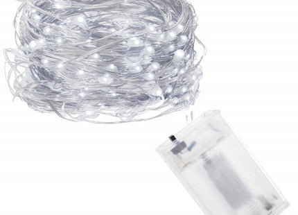 Kerstverlichting | 4.9 m | Batterij | 50 LED | Koel Wit
