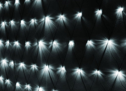 Netverlichting | Lichtgordijn | Kerstverlichting buiten | Koel wit | 160 LED