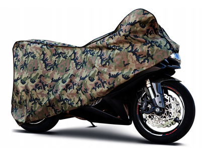 CarPassion Military Motorhoes - Beschermhoes - Waterdicht & Vorstbestendig - Maat XL - Camouflage - 280 - 104 - 141 cm
