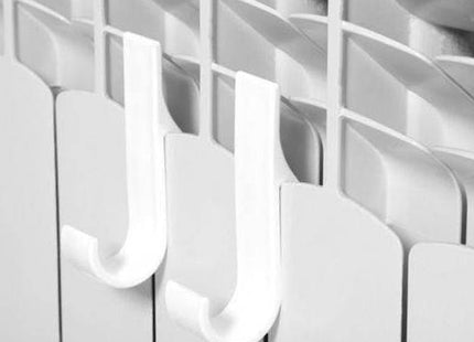 Radiator Haak - Handdoek Haak - Kleding Haak - Ophanghaak - Wit - 2 Stuks