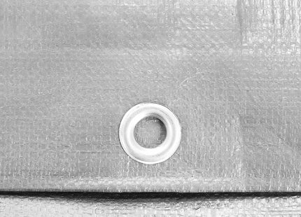 Afdekzeil | Dekzeil | Zeildoek | Waterdicht | PVC | 3 x 3 m | 210 g/m2 | Grijs/Bruin