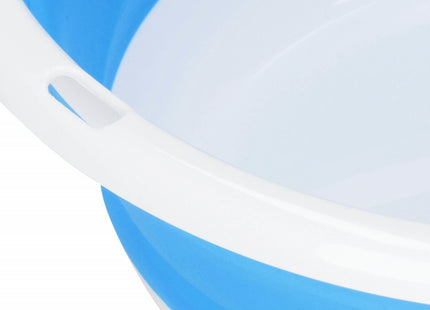Spoelbak | Opvouwbare Spoelbak | Schaal | 9L | Blauw/Wit