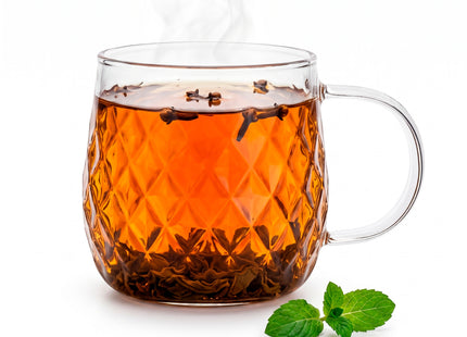 Glas Voor Koffie & Thee - Set Van 2 - Met Oor - Koffieglas - Thee glas - Warme en Koude dranken -350 ML
