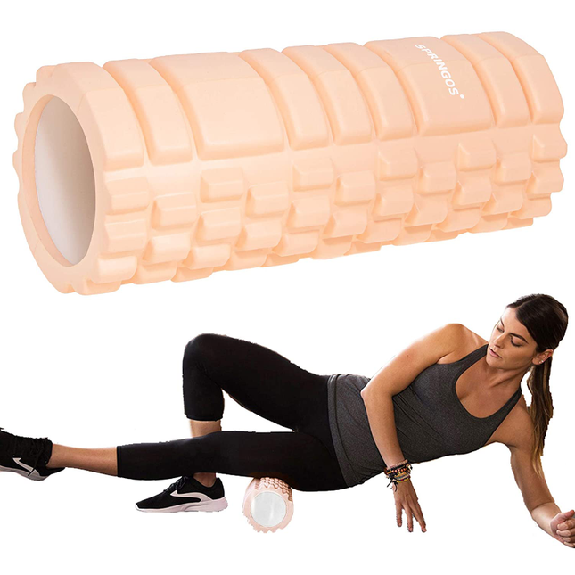 Foam Roller | Medium Hardheid | 33 cm | Peach