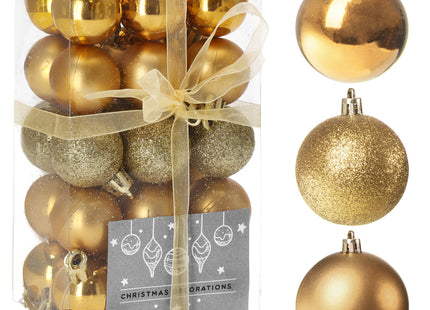 Kerstballen | 30 Stuks | 3 cm | Goud