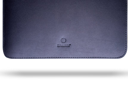 Leren Laptop Sleeve - Voor MacBook Pro 14 Inch - Laptophoes - Zwart