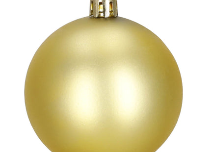 Kerstballen | 36 Stuks | 8 cm | Goudbruin