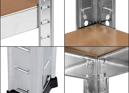 Opbergrek - Stellingkast - 875 KG - Metaal -180 x 90 x 40 cm
