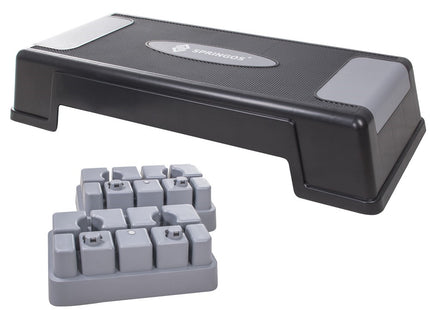 Aerobic Stepper | Verstelbaar | Zwart/Grijs