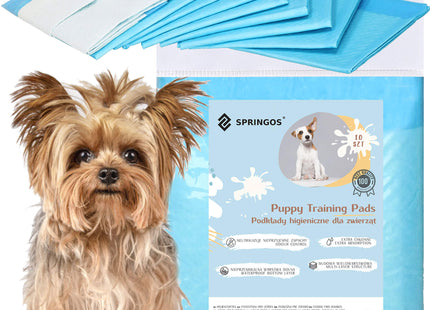 Puppy Training Pads| Plasmatjes Hond | Zindelijkheidstraining | 10 Stuks | 35 x 45 cm