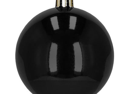 Kerstballen | 37 Stuks | 8 cm | Goud | Zwart