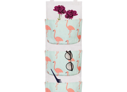 Hangende Organizer | 3 Zakken | Wit/Blauw