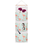 Hangende Organizer | 3 Zakken | Wit/Blauw