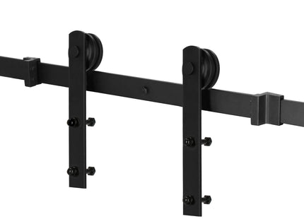 Schuifdeursysteem | Schuifdeuren & Toebehoren | Bladdikte 35-45 mm | 183 cm | Tot 100 kg | Matzwart