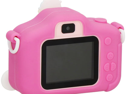 Digitale Camera - Kindercamera - Kindvriendelijk - Eenhoorn - Roze - 40MPX