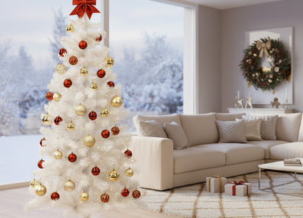 Kunstkerstboom | Besneeuwd Witte Spar  | 180 cm | Zonder Verlichting