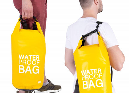 Drybag | Waterdichte Tas | 20 Liter | Geel