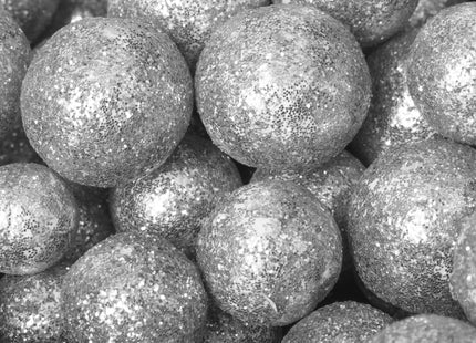 Kerstversiering - Piepschuimballen - Kerst - Kerstboomversiering - Zilver - 28 g