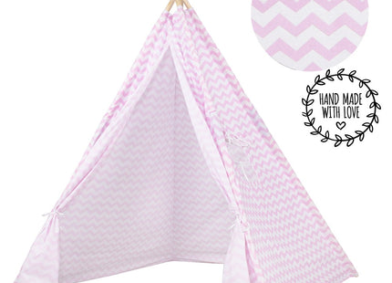 Tipi Tent | 120x100x180 cm | Roze | Zigzag
