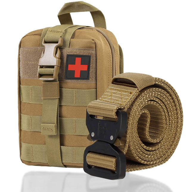Heuptas - Militair - Buidel set - Polyester - Ritssluiting - Donkergroen -EHBO
