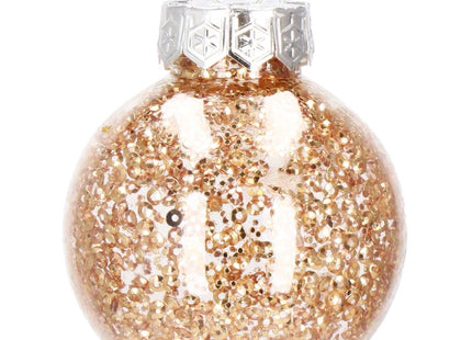 Kerstballen | 30 Stuks | 6 cm | Rosé/Goud