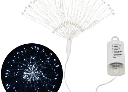Kerstverlichting | Ster | Binnen & Buiten | Batterij | 100 LED | Koel Wit