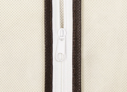 Kledinghoes - Kleding Organizer - Opberghoes - Venster - Ritssluiting - Crème - 130 cm