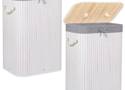 Wasmand | 72 Liter | Wit/Grijs
