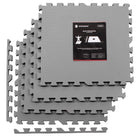 Vloerbeschermingsmat Fitness | 60 x 60 cm | Fitnessmat | Fitnesstegels | Rubbertegels | Set van 4