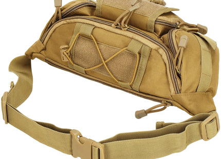 Heuptas - Riem - Buidel set - Polyester - Ritssluiting - Bruin