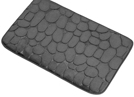Badkamermat - Antislip - Sneldrogend -Grafiet - 80 x 50 cm