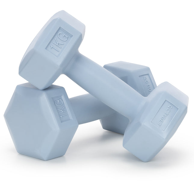 Dumbbell Set - 1 KG - Lichtblauw - Oefengewichten