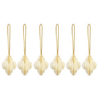 Kersthanger | Opvouwbaar | Wit | 4 cm | 6 Stuk