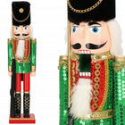 Notenkraker Kerst | 51 cm | Groen/Rood/Zwart