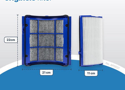 Filter luchtreiniger Dyson Pure Series - HP06, HP07, HP09, PH01, PH02, TP06, TP07, TP08 en TP09 - Koolstof Combi Filter - Glasfiber