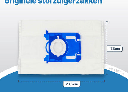 SQOON® Stofzuigerzakken geschikt voor AEG / Electrolux / Philips Standard-BAG