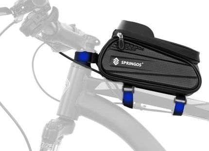 Fietstas - Frametas - Inclusief Telefoonhouder - Waterdicht - Etui/Tas - Klittenband - Zwart