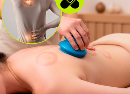 Actiget® Cellulitis Cups - Cellulitis Cupping - Cupping Set - Cupping Massage - Voor Gezicht, Armen en Benen - Vacuüm - Blauw- 4 Stuks