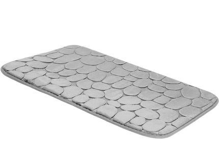 Badkamermat - Antislip - Sneldrogend - Grijs - 80 x 50 cm