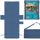 Strandlaken Voor Ligbed | Badlaken | Strandhanddoek | Microvezel | 210 x 75 cm | Marineblauw